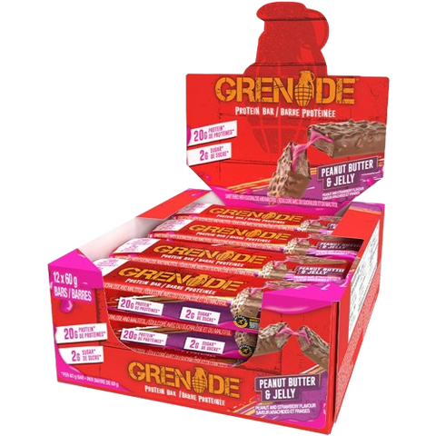 Grenade Bar Box Peanut Butter & Jelly