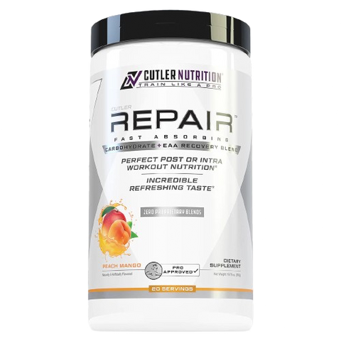 Cutler Nutrition Repair Peach Mango 20 Srv