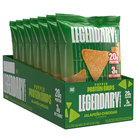 Legendary Foods Popped Protein Chips Box