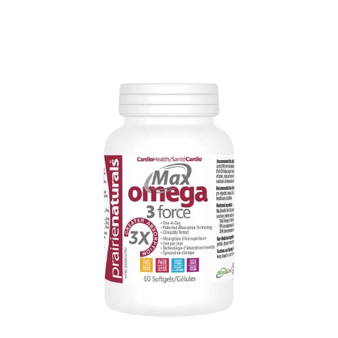 Prairie Naturals Max Omega 3 60Cap