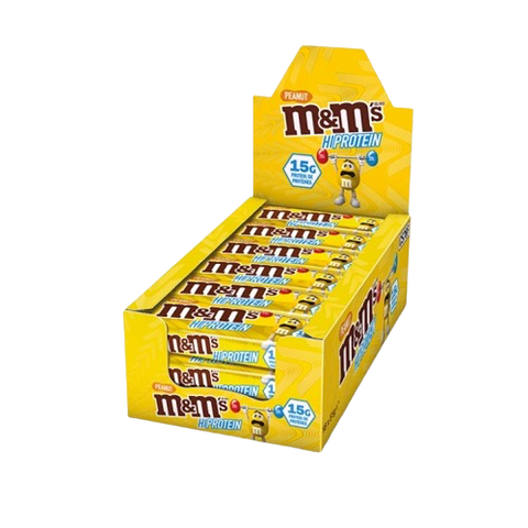 M&M Hi-Protein Bars Box