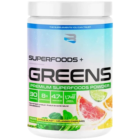 Believe Superfoods + Greens 30 Servings Citrus Blast