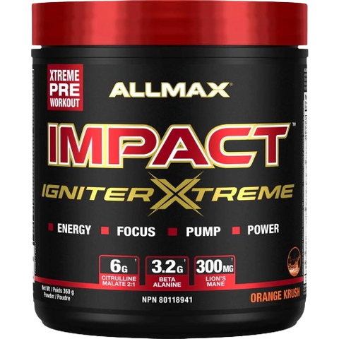 Allmax Impact Xtreme Blue Raspberry