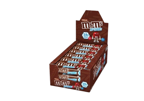 M&M Hi-Protein Bars Box