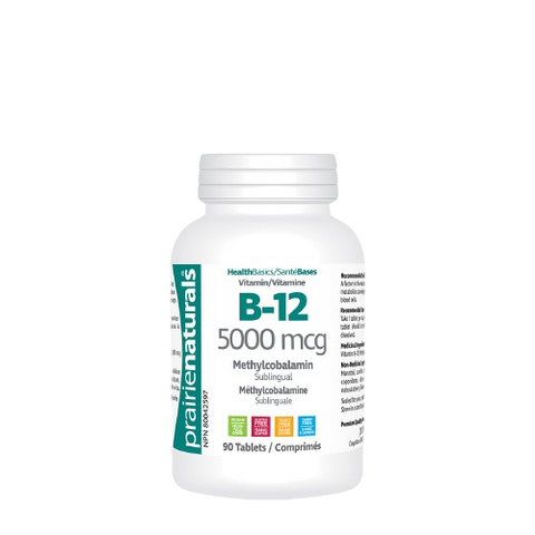 Prairie Naturals Sublingual B-12 5000mcg