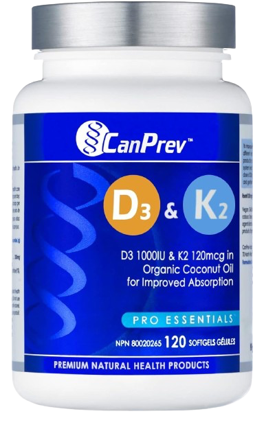 CanPrev D3 & K2 120 Capsule