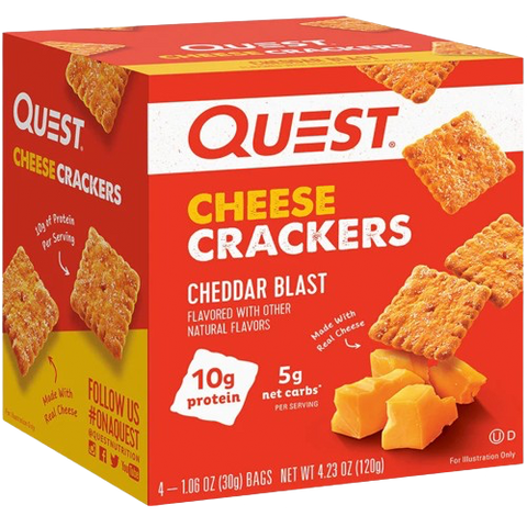 Quest Cheese Crackers Box