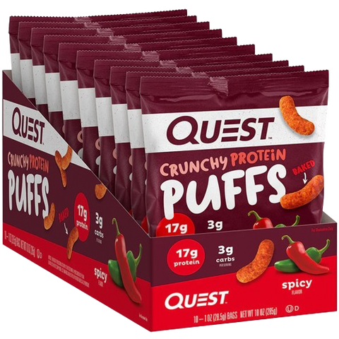 Quest Cheese Puffs Box